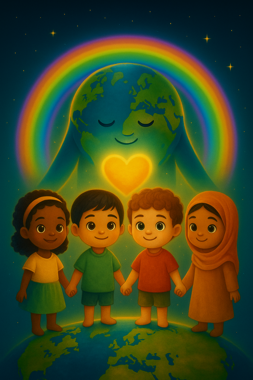 Omrvinka a Zem v objatí