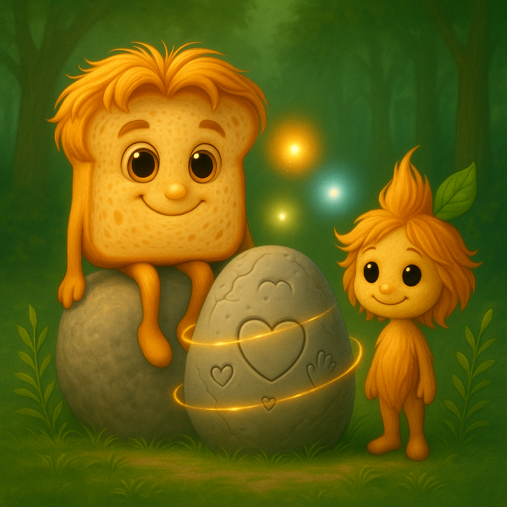 Omrvinka s guľôčkou Lásky a Vďačnosti